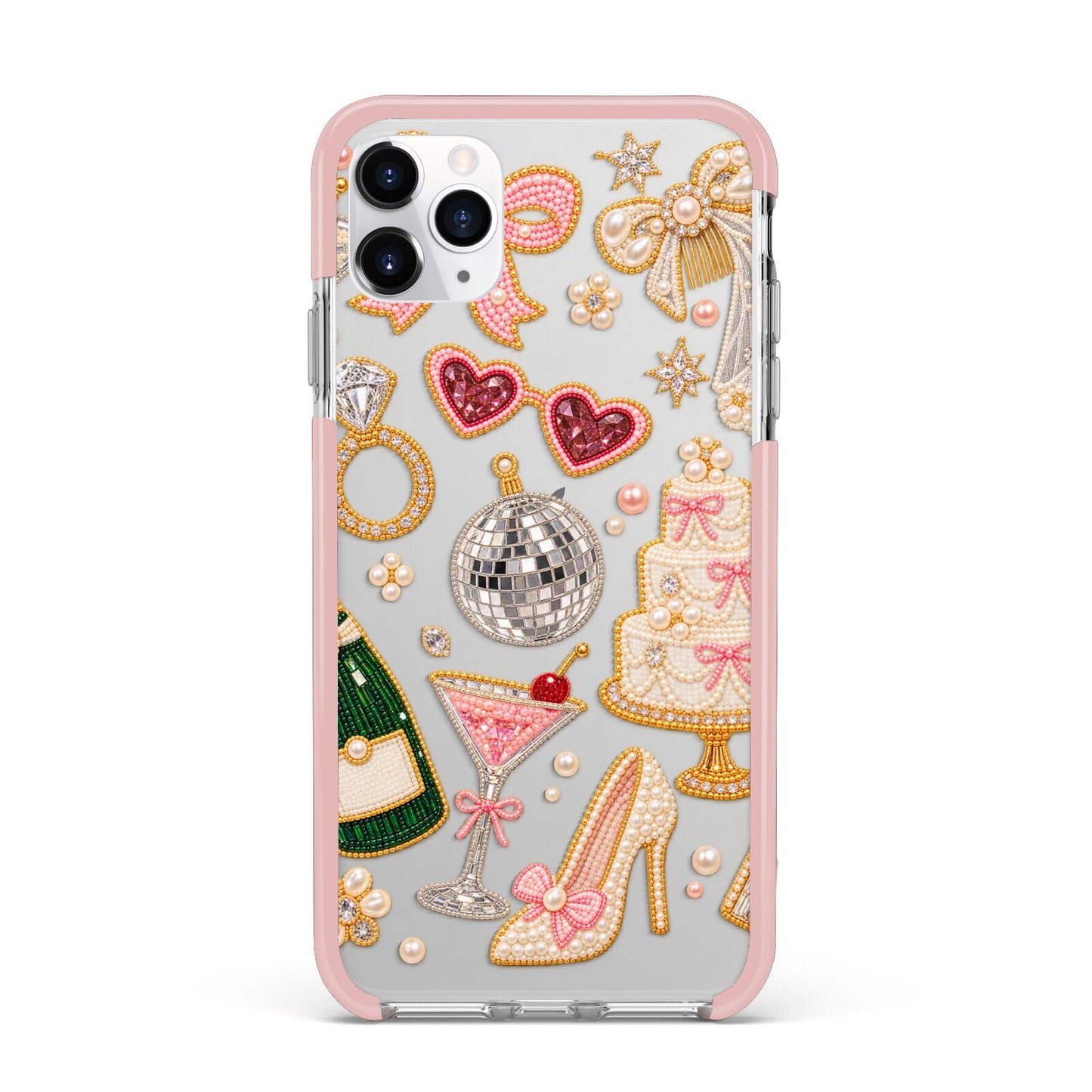 Bridal Afterparty iPhone 11 Pro Max Impact Pink Edge Case