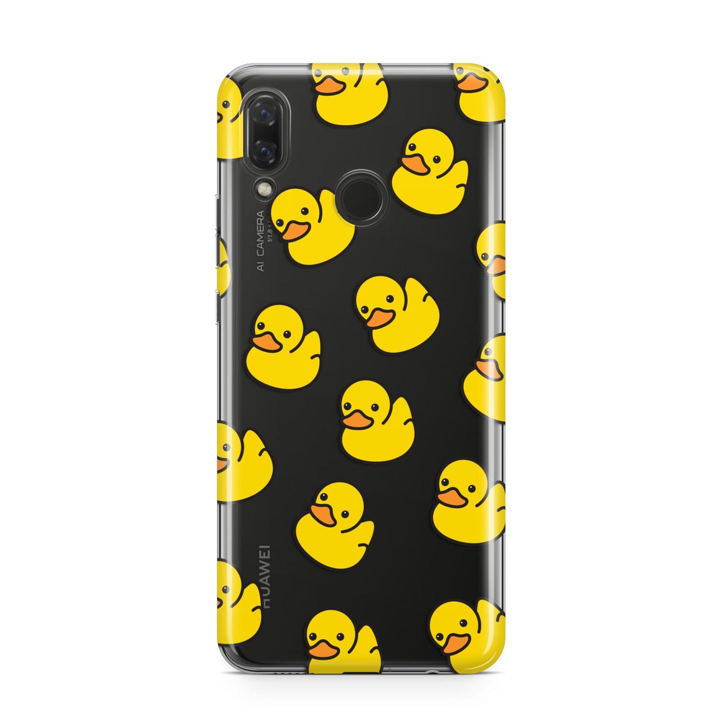 Bright Yellow Rubber Duck Pattern Huawei Nova 3 Phone Case