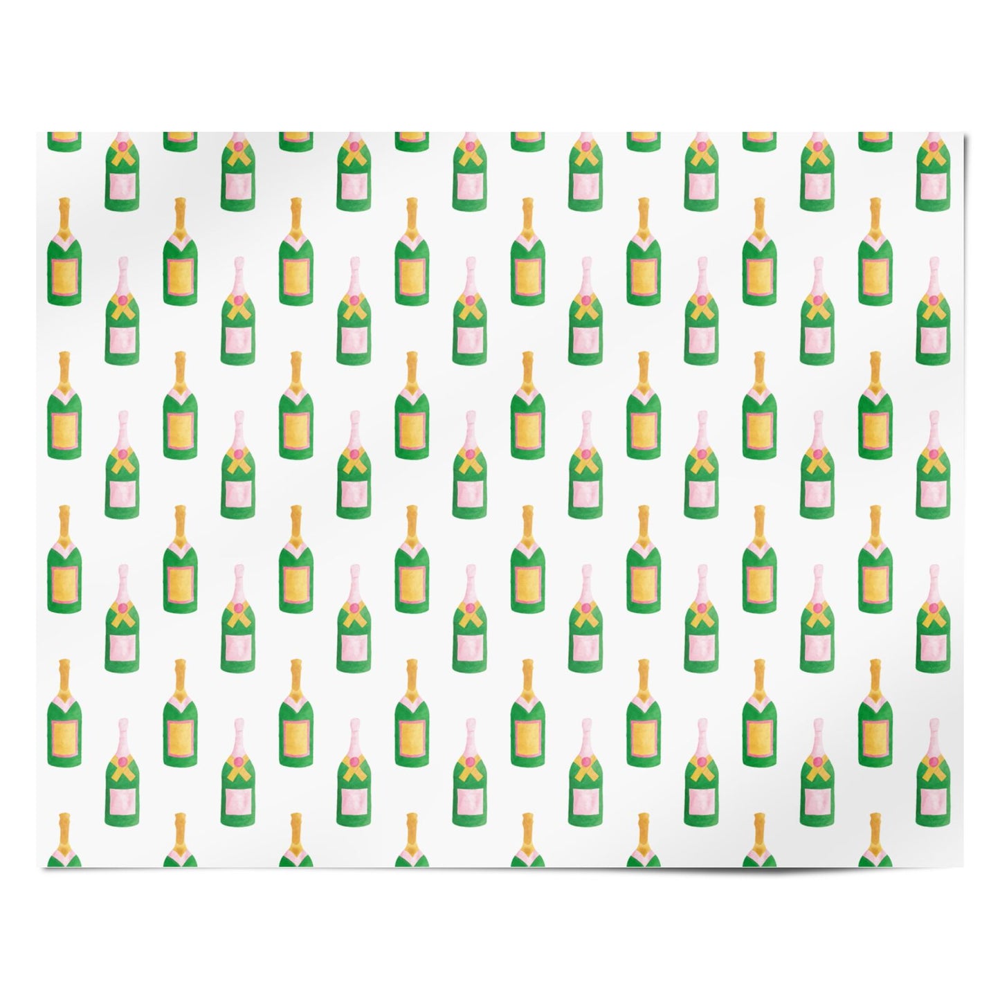 Champagne Celebration Personalised Wrapping Paper Alternative