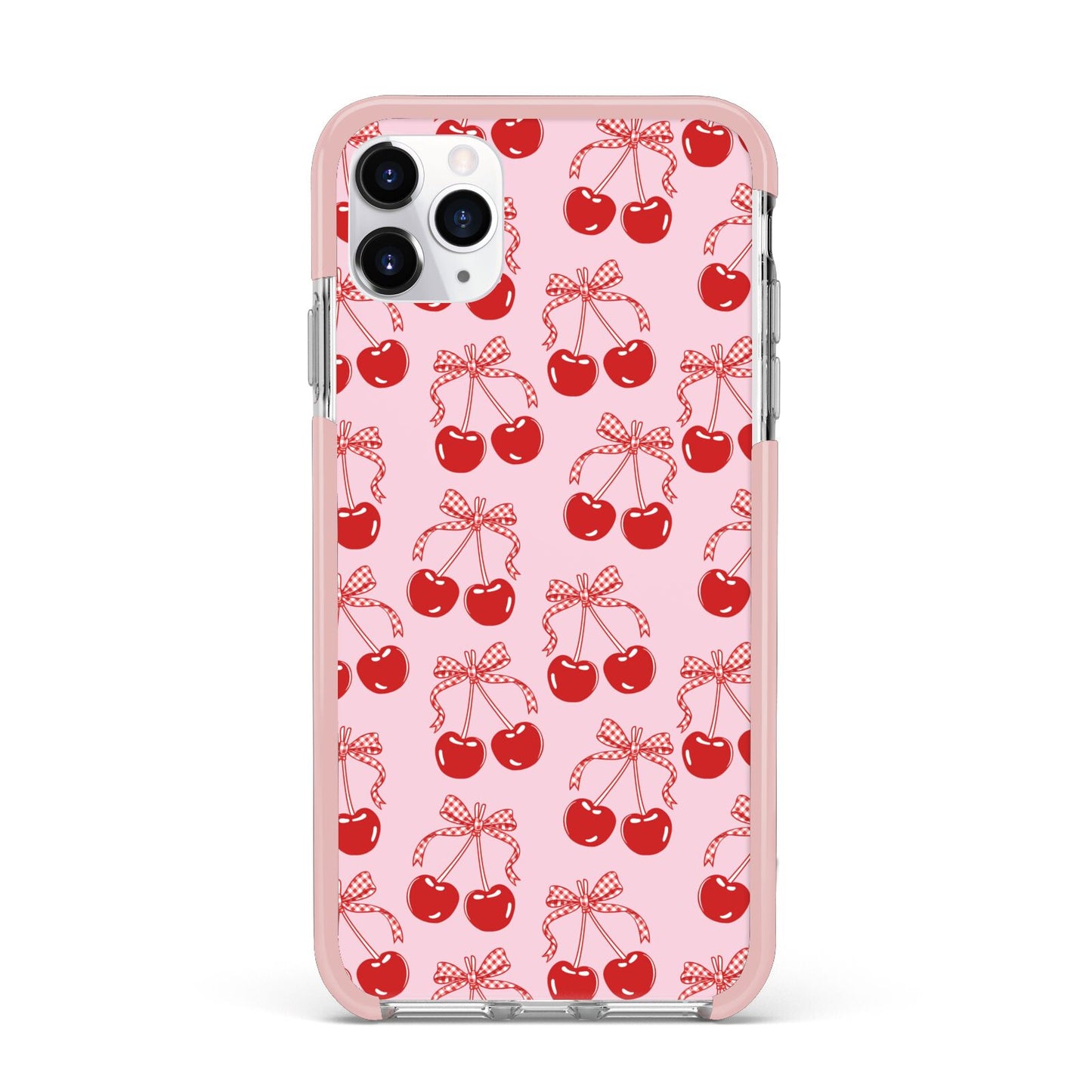 Cherry Sweet iPhone 11 Pro Max Impact Pink Edge Case