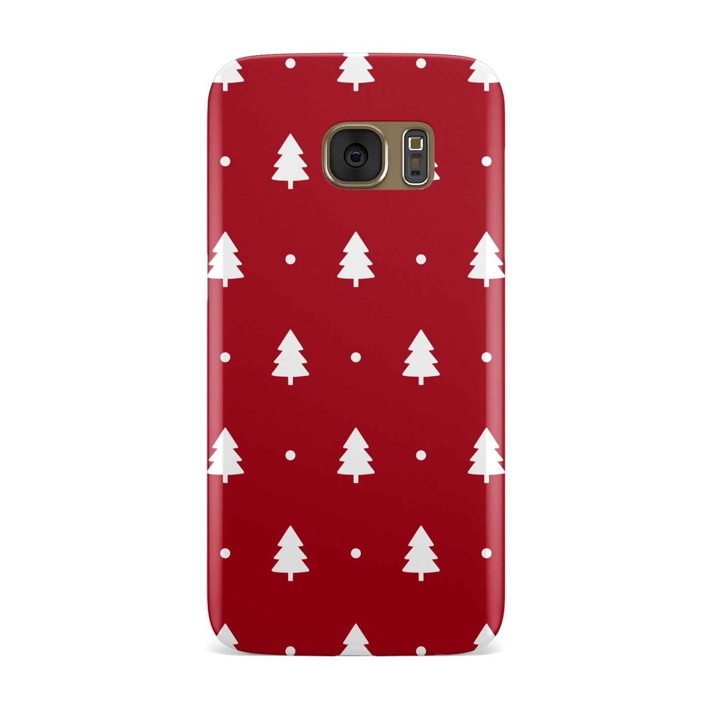 Classic Red Christmas Trees Samsung Galaxy Case