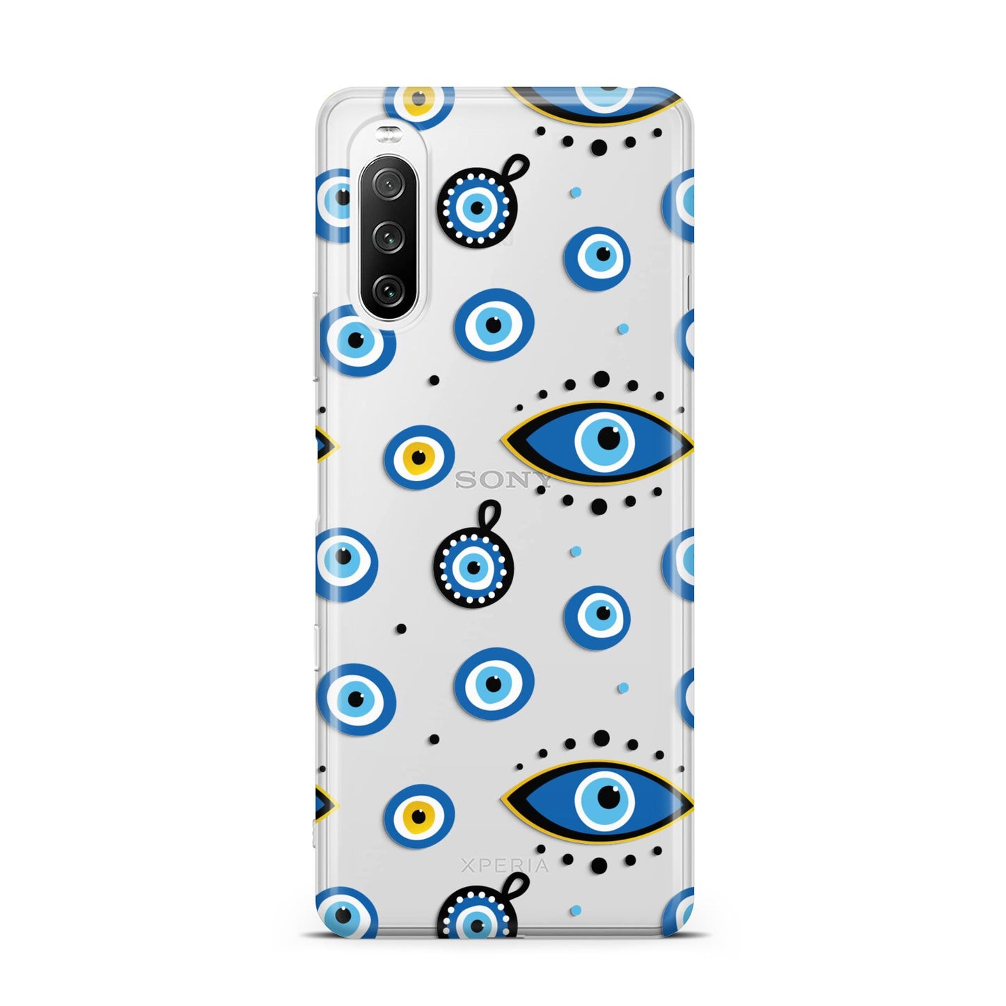 Evil Eye Protection Pattern Sony Xperia 10 III Case