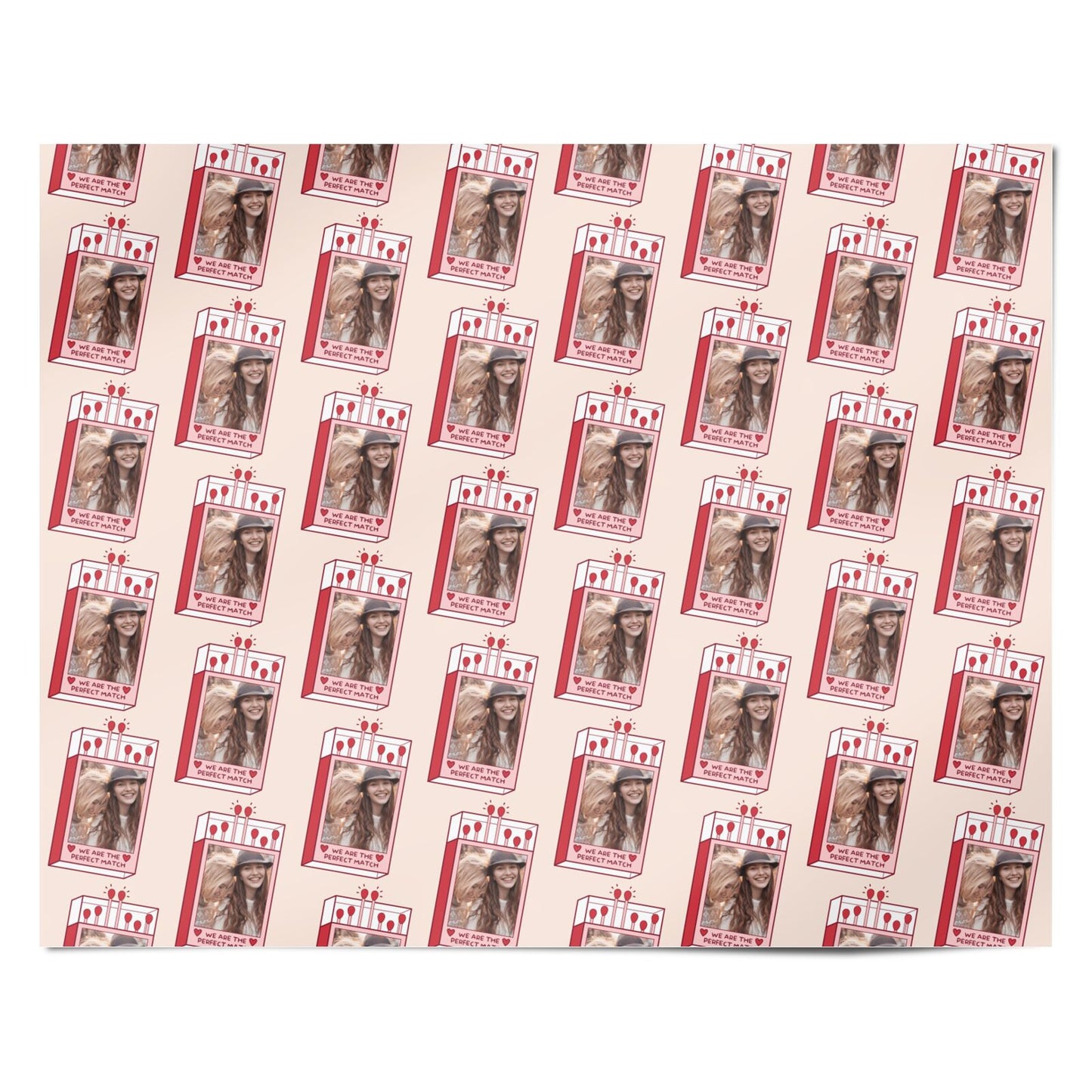 Perfect Match Personalised Photo Personalised Wrapping Paper Alternative