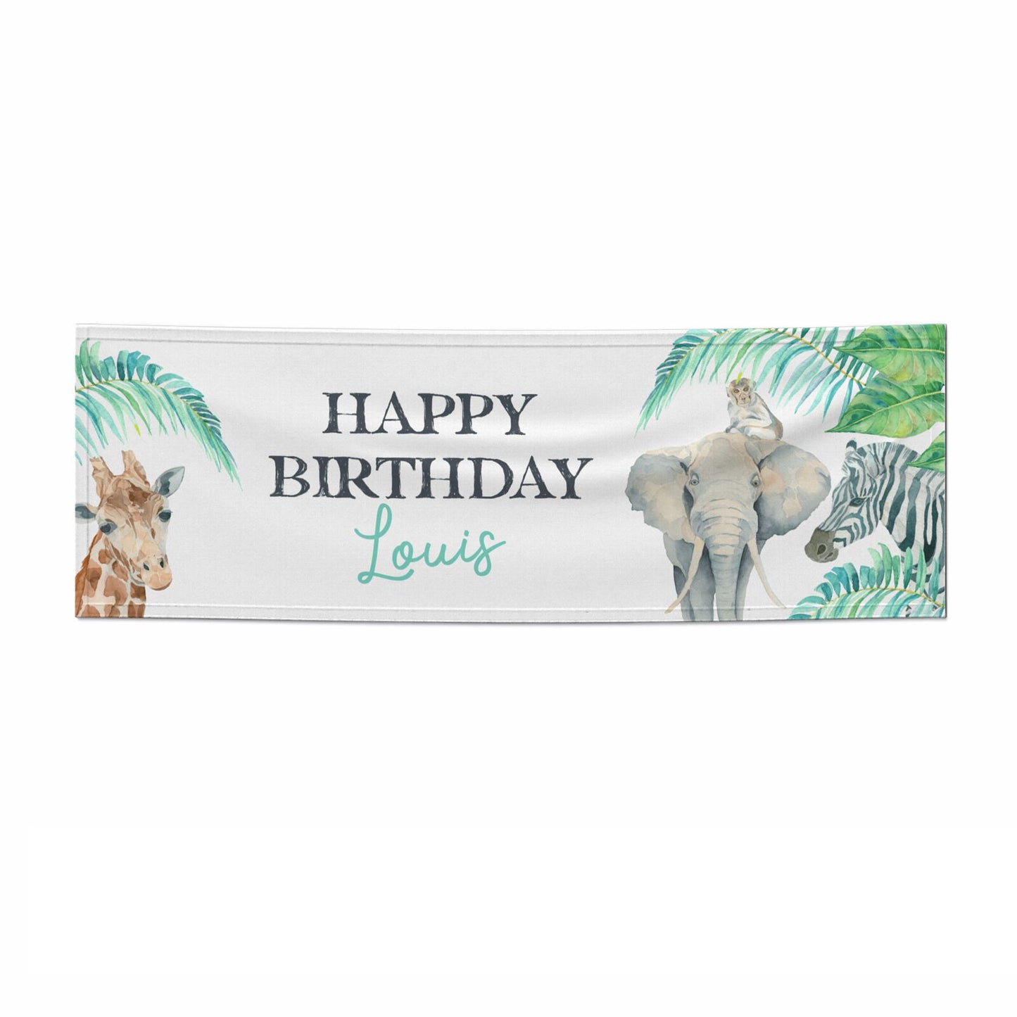 Personalised Kids Birthday 3x1 Paper Banner