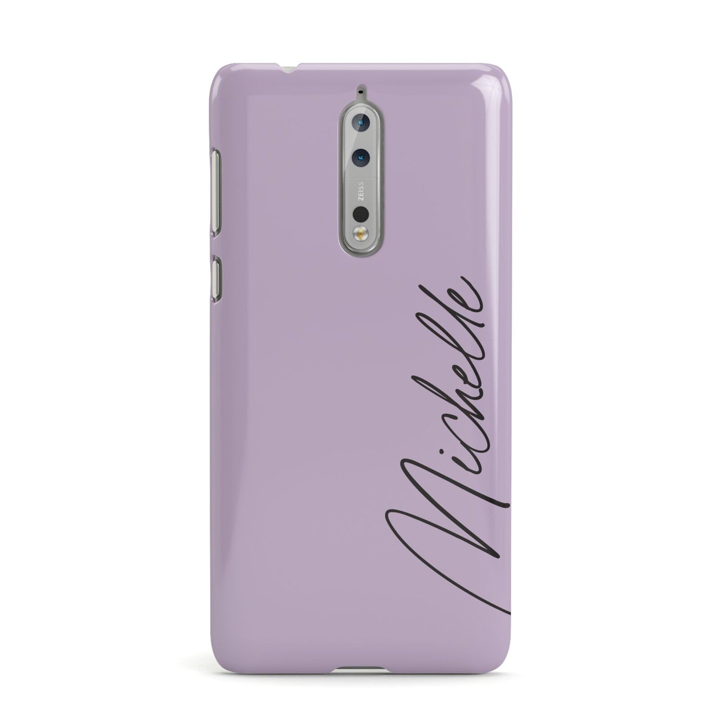 Personalised Lavender Script Name Design Nokia Case