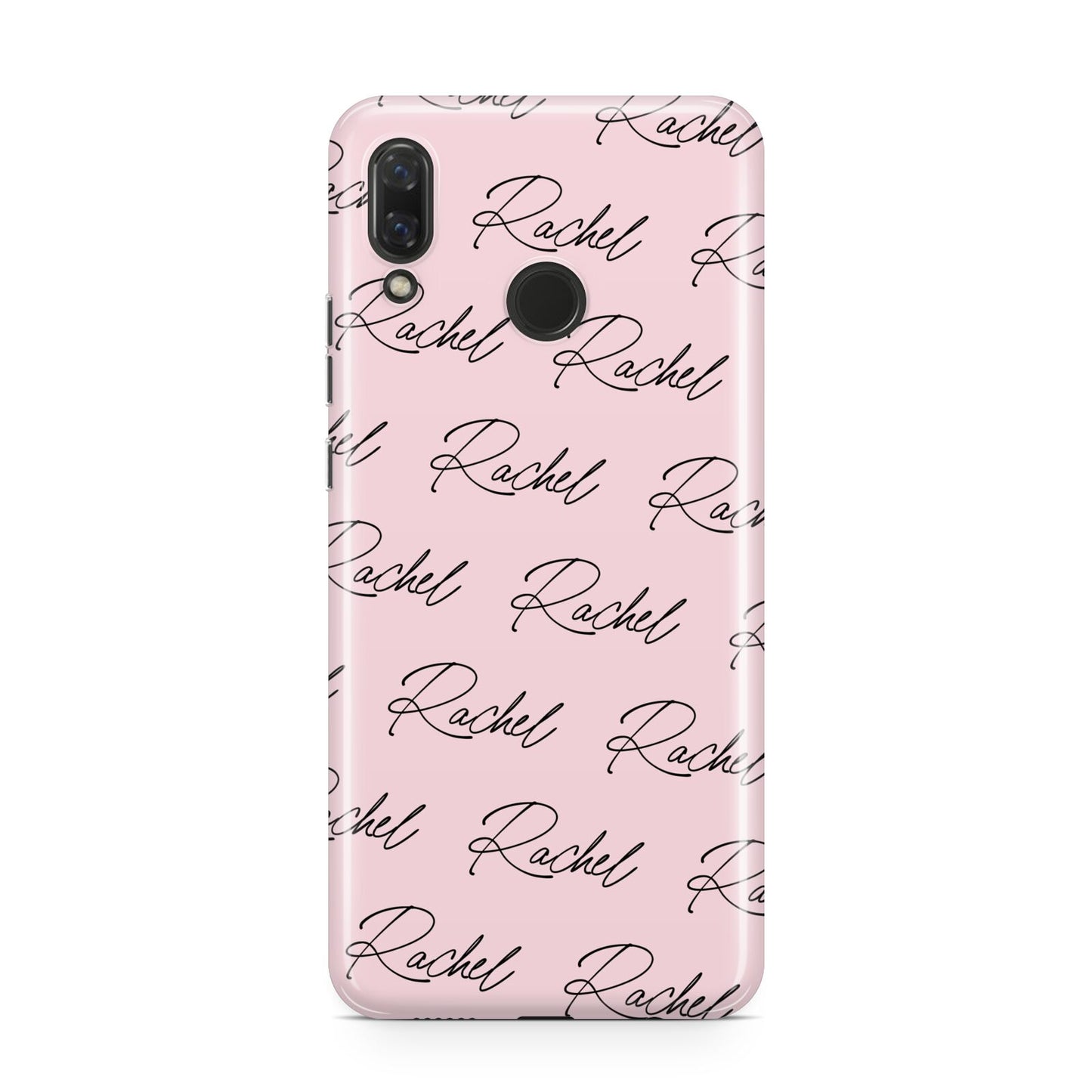 Personalised Pink Script Name Pattern Huawei Nova 3 Phone Case