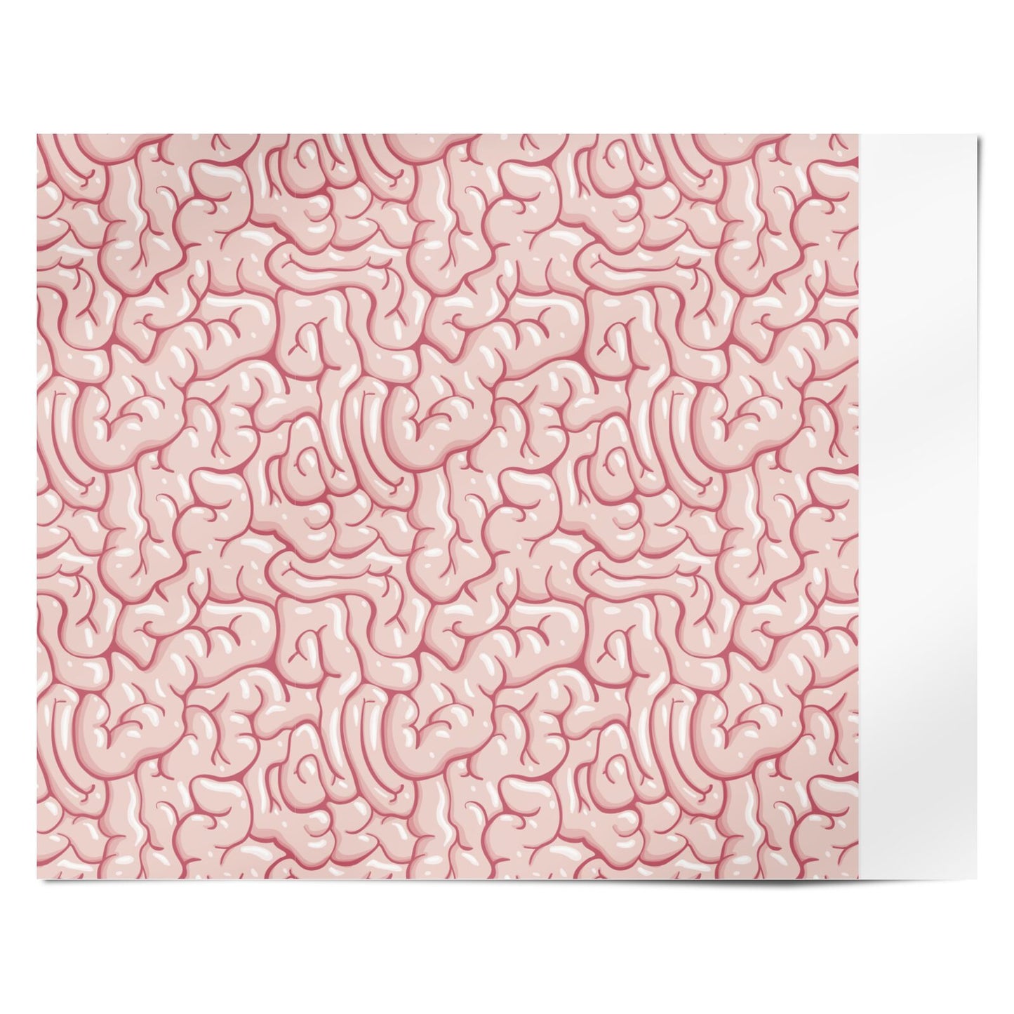 Pink Brain Personalised Wrapping Paper Alternative