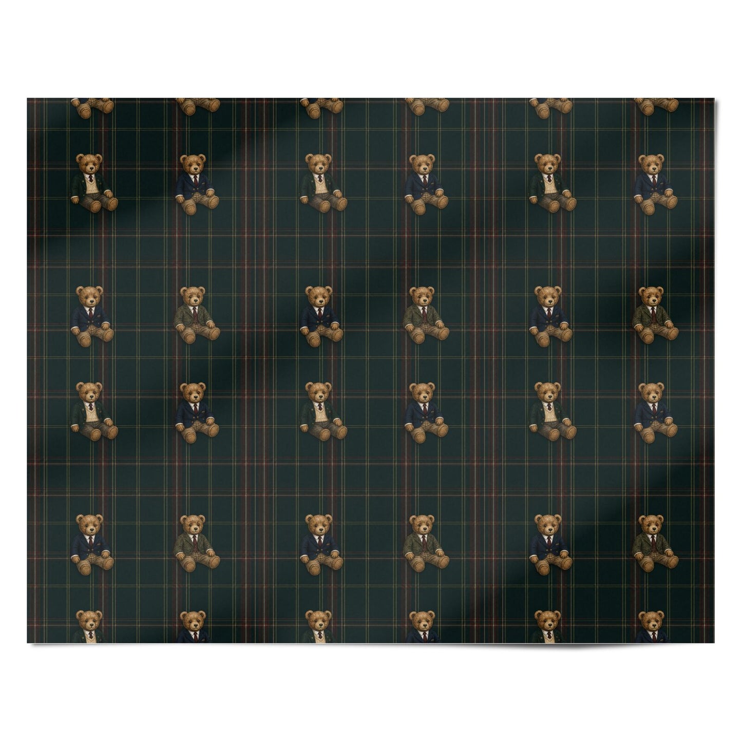 Teddy Traditions Personalised Wrapping Paper Alternative