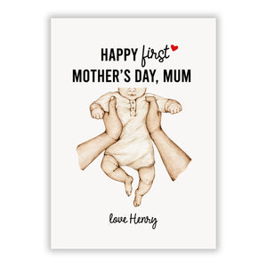 1st Mothers Day Baby Greetings Card
