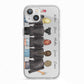 5 Best Friends with Names iPhone 13 TPU Impact Case with White Edges