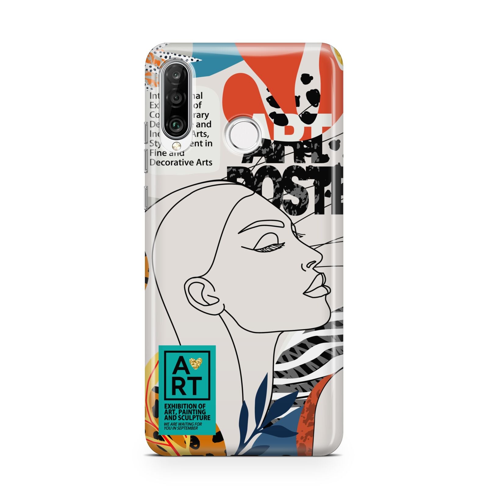 Abstract Art Poster Huawei P30 Lite Phone Case