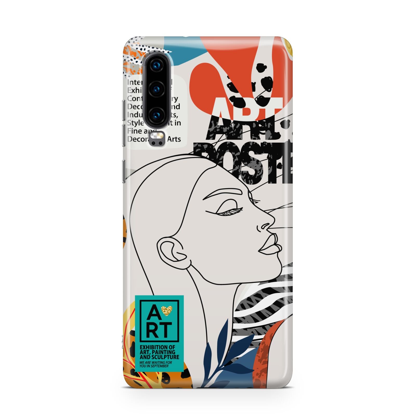 Abstract Art Poster Huawei P30 Phone Case