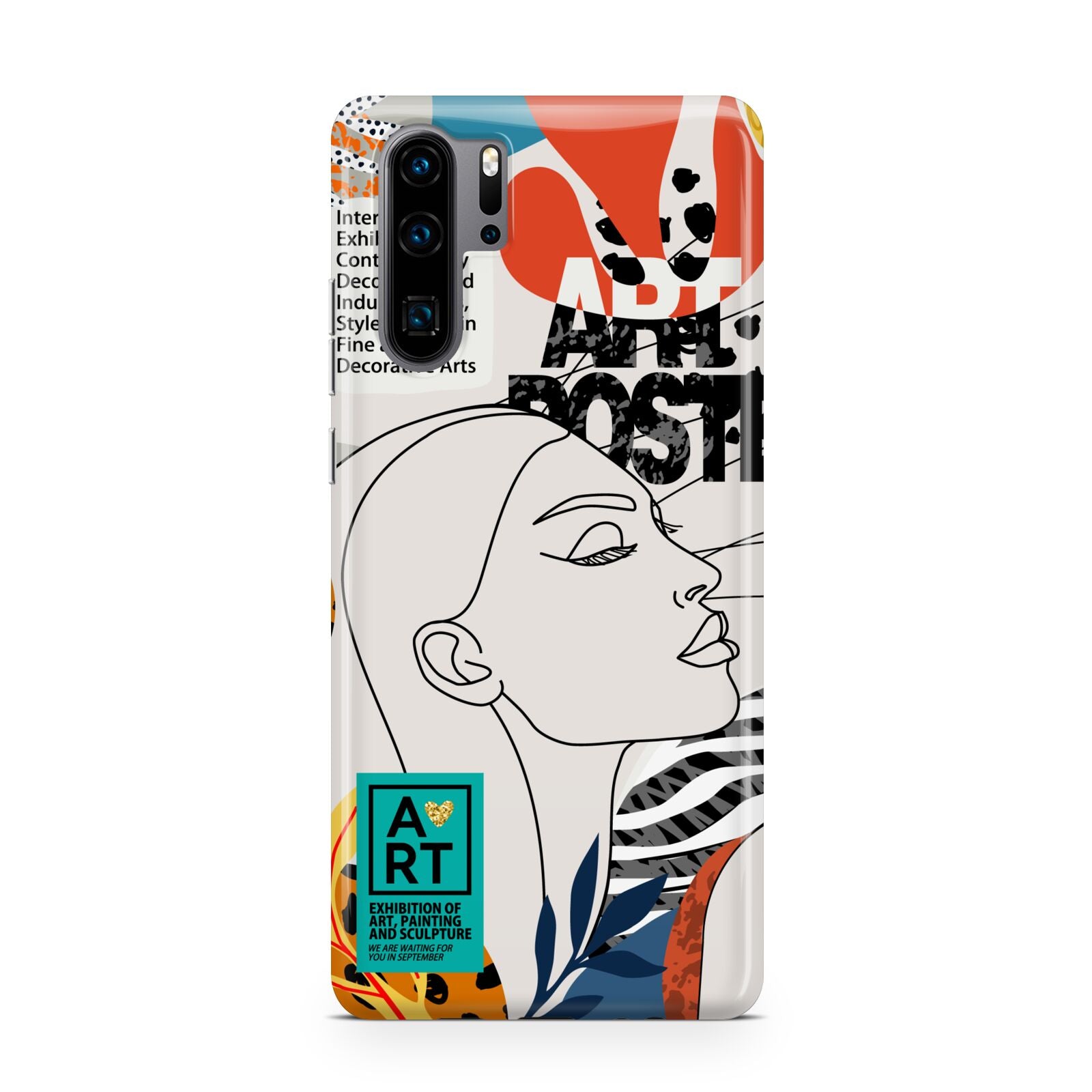 Abstract Art Poster Huawei P30 Pro Phone Case