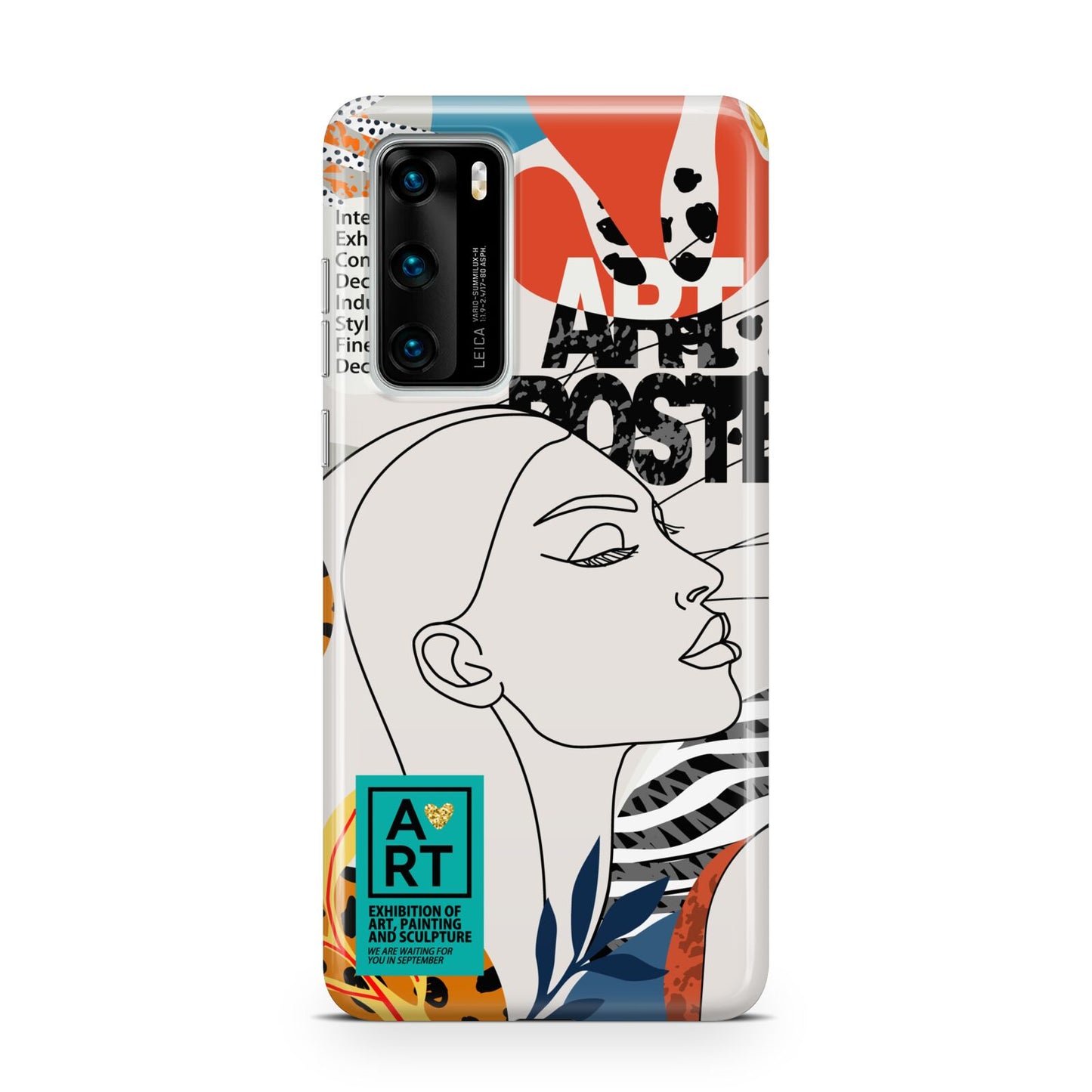 Abstract Art Poster Huawei P40 Phone Case