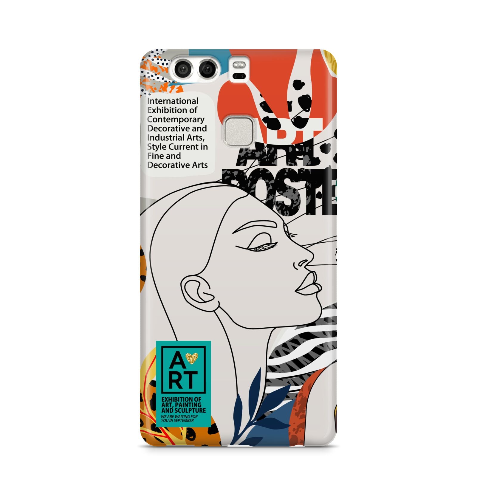 Abstract Art Poster Huawei P9 Case