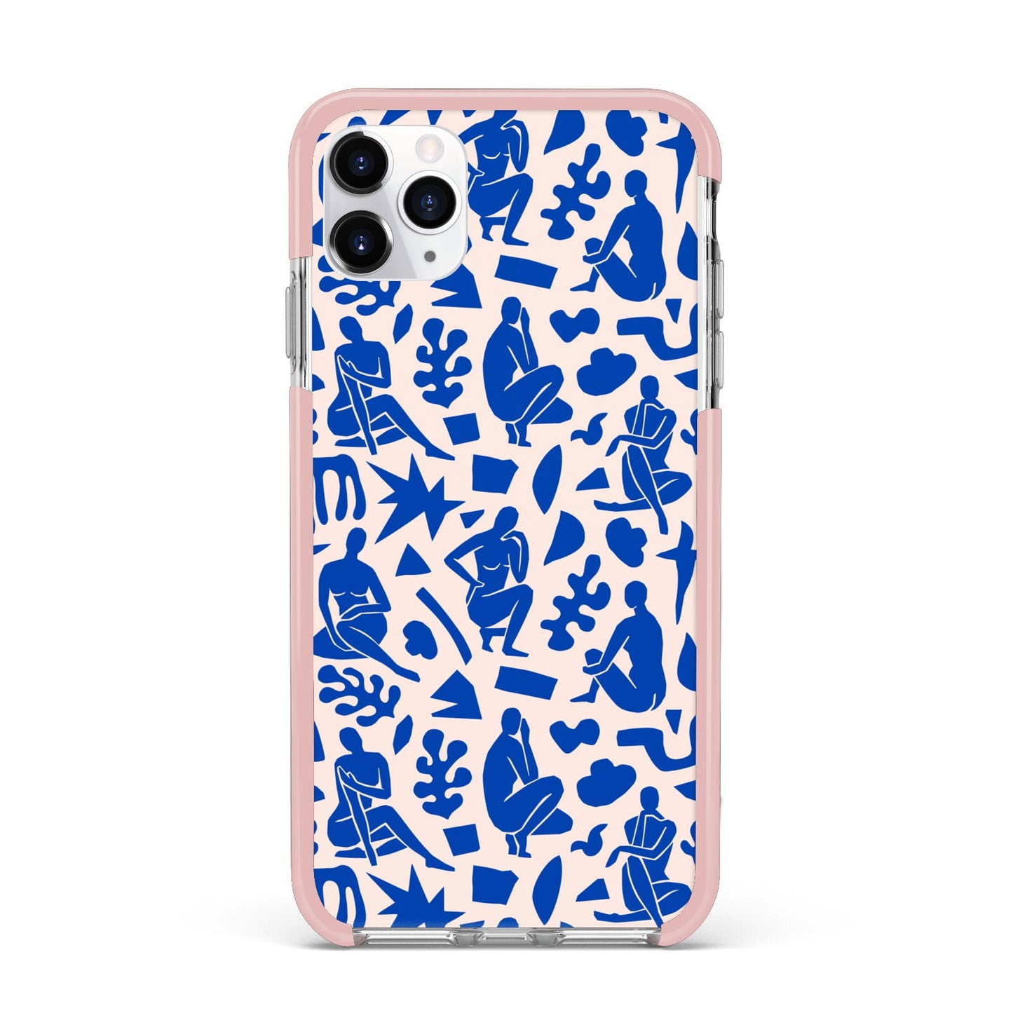 Abstract Art iPhone 11 Pro Max Impact Pink Edge Case