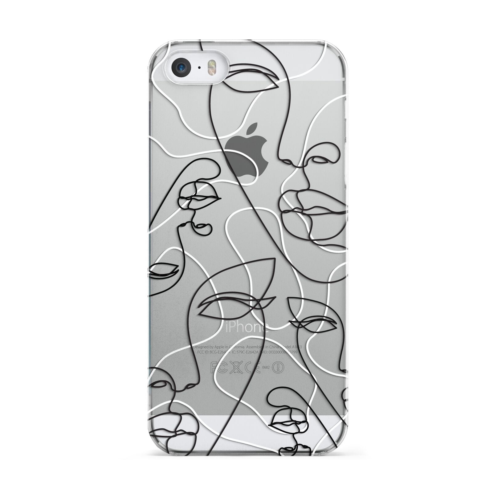 Abstract Face Apple iPhone 5 Case