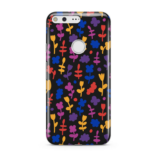 Abstract Floral Google Pixel Case