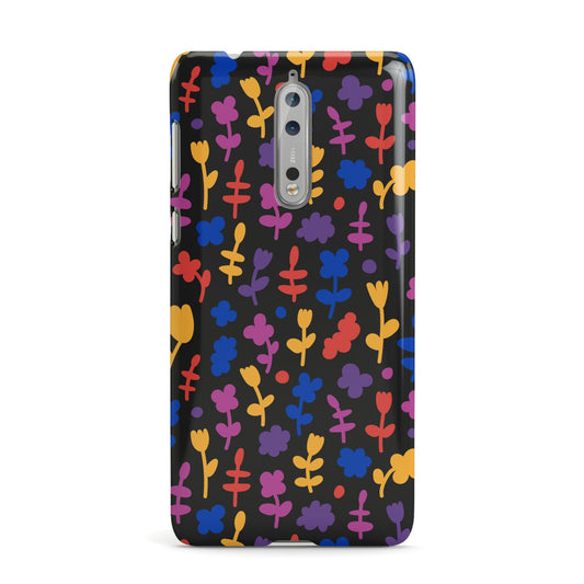Abstract Floral Nokia Case