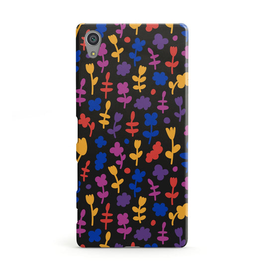 Abstract Floral Sony Xperia Case