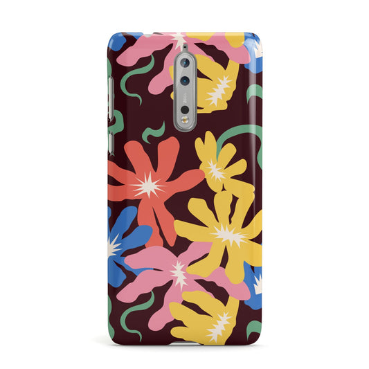 Abstract Flowers Nokia Case