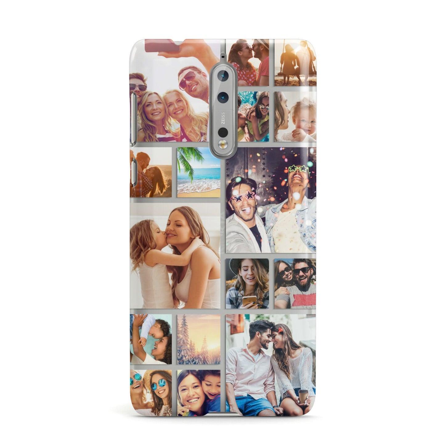Abstract Multi Tile Photo Montage Upload Nokia Case