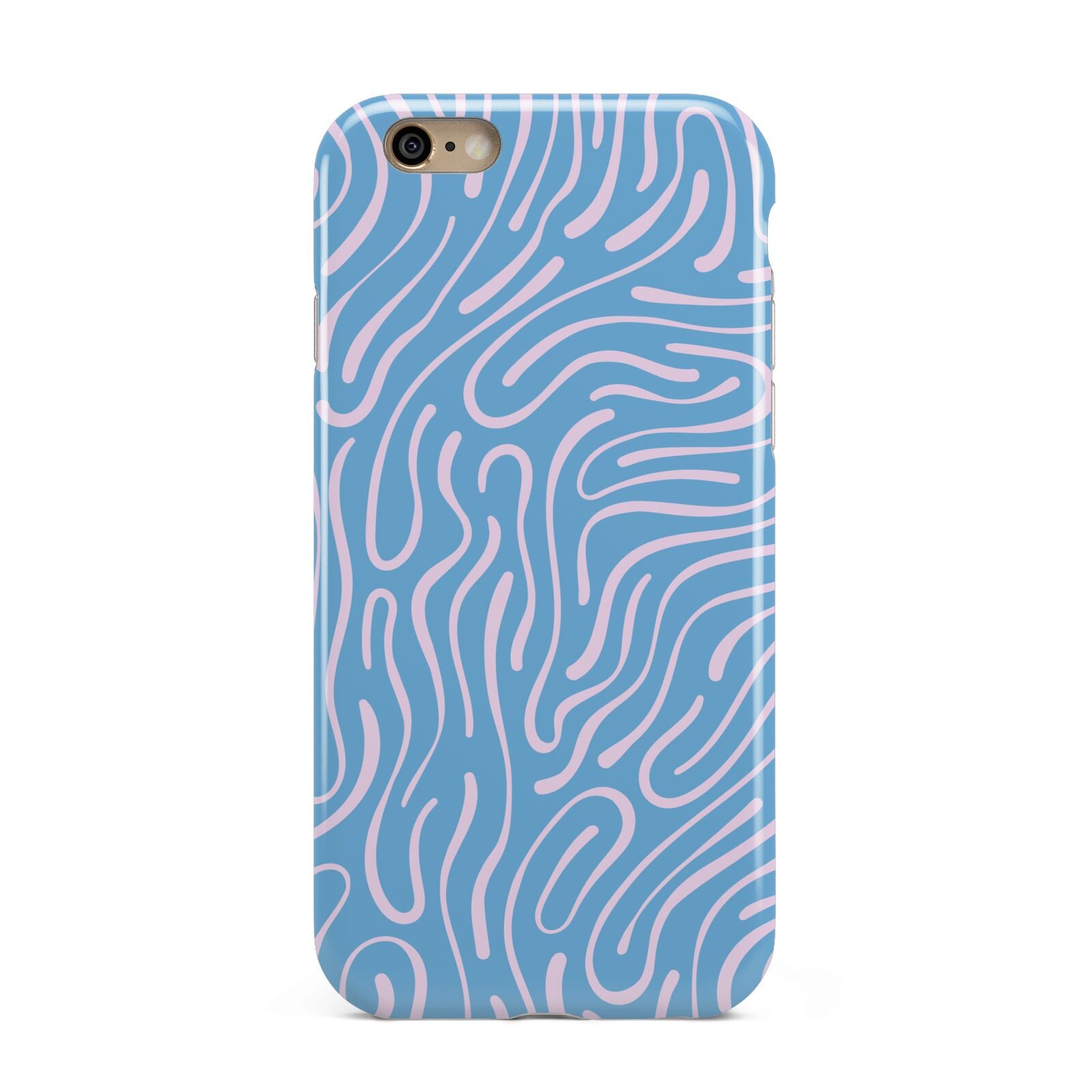 Abstract Ocean Pattern Apple iPhone 6 3D Tough Case