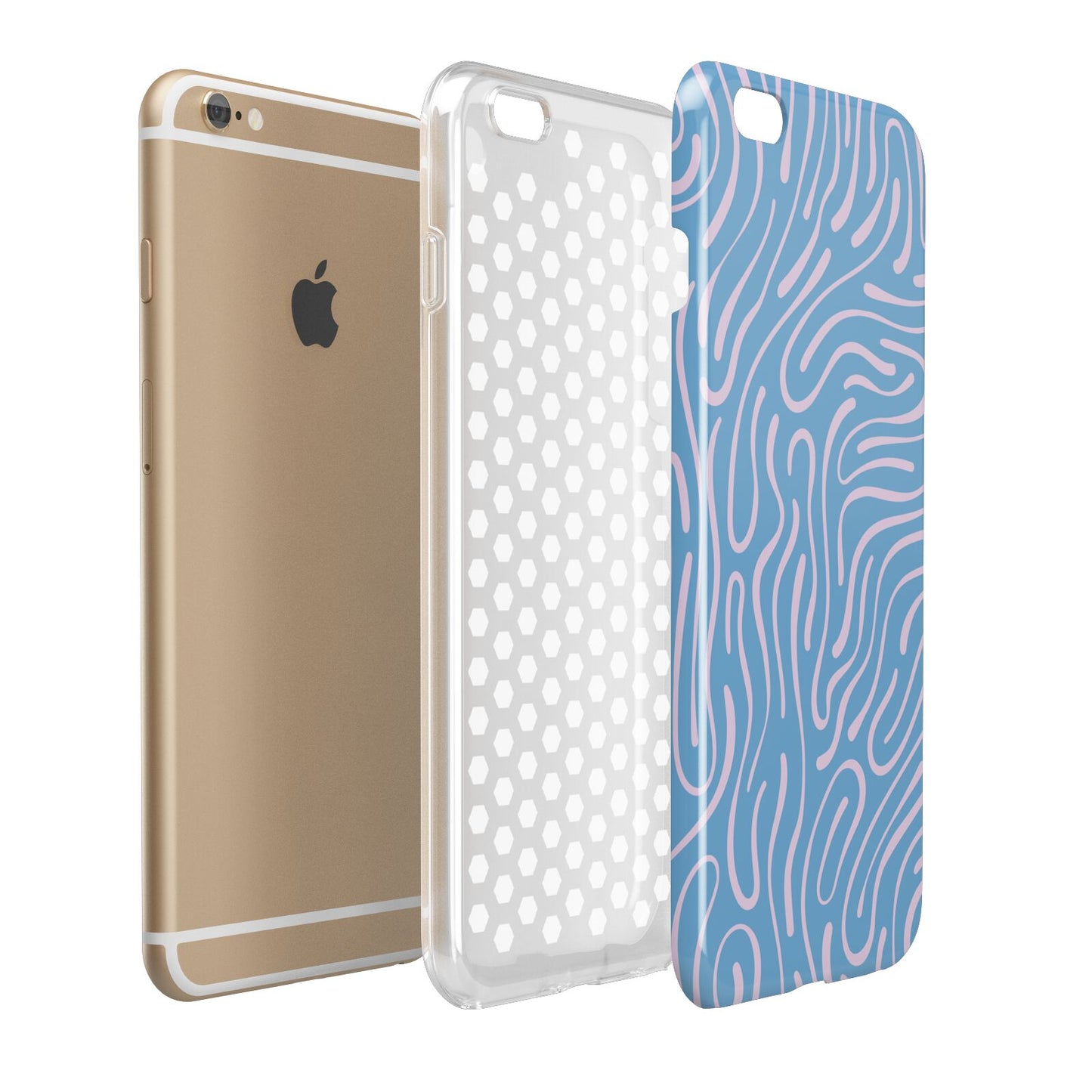 Abstract Ocean Pattern Apple iPhone 6 Plus 3D Tough Case Expand Detail Image