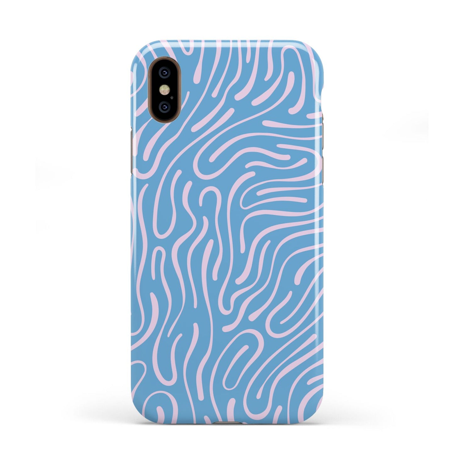 Abstract Ocean Pattern Apple iPhone XS 3D Tough