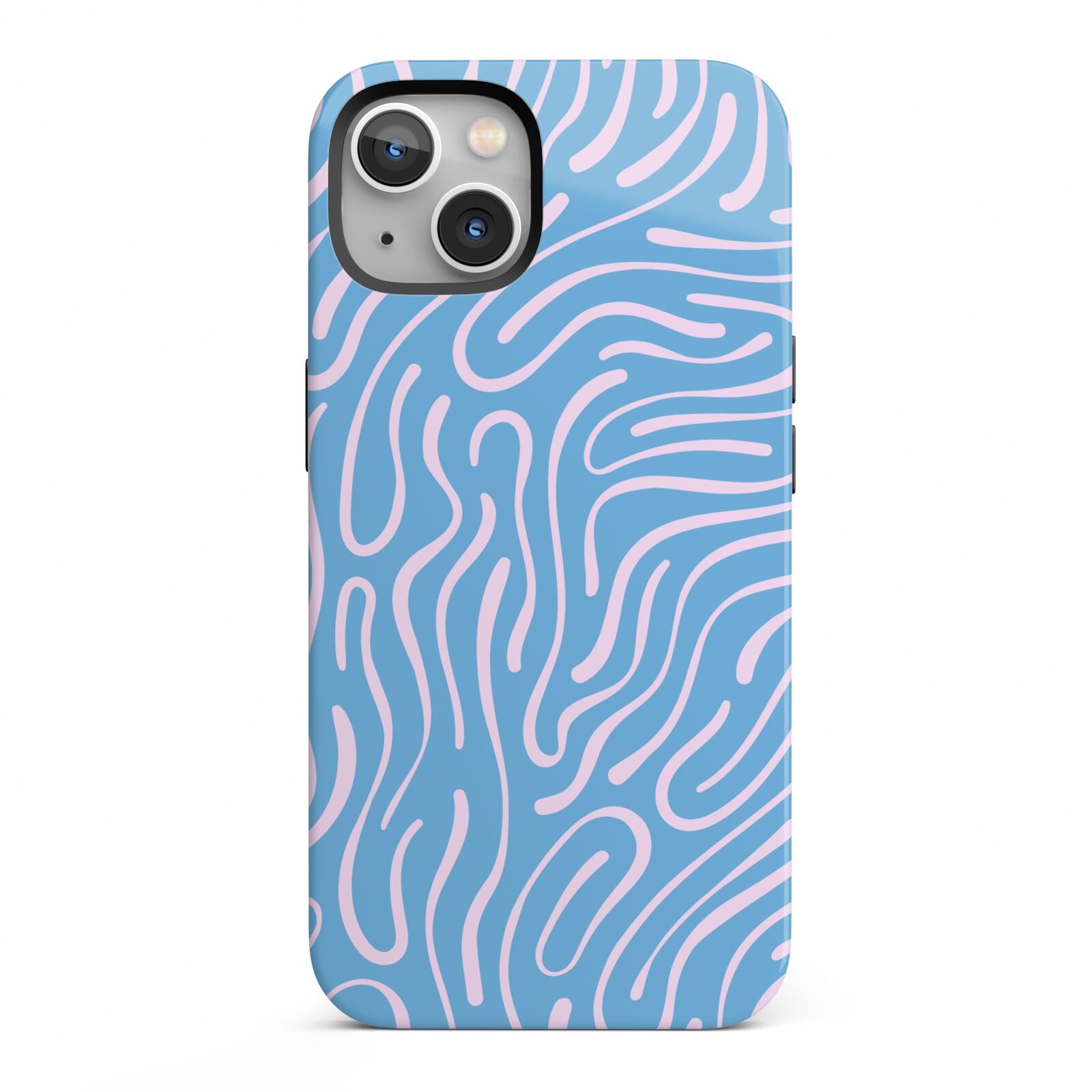 Abstract Ocean Pattern iPhone 13 Full Wrap 3D Tough Case