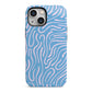 Abstract Ocean Pattern iPhone 13 Mini Full Wrap 3D Tough Case