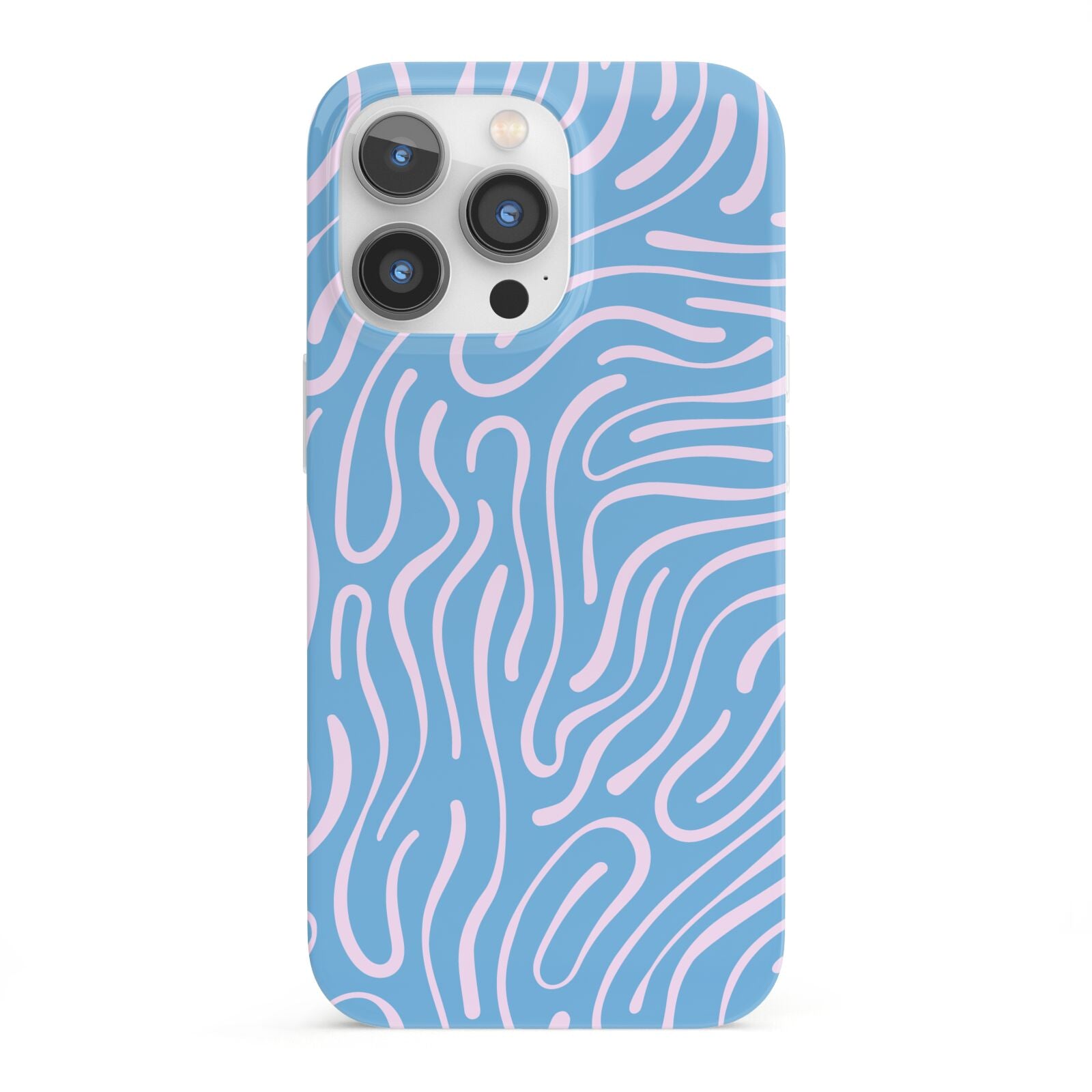 Abstract Ocean Pattern iPhone 13 Pro Full Wrap 3D Snap Case