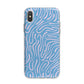 Abstract Ocean Pattern iPhone X Bumper Case on Silver iPhone Alternative Image 1