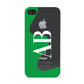 Abstract Personalised Initials Apple iPhone 4s Case