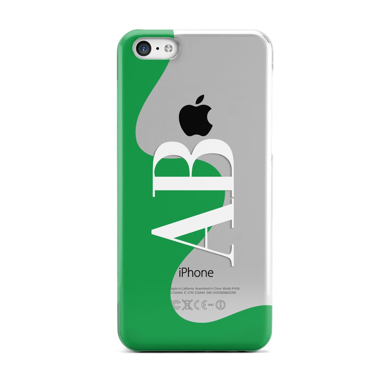 Abstract Personalised Initials Apple iPhone 5c Case