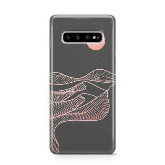 Abstract Sunset Protective Samsung Galaxy Case