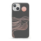 Abstract Sunset iPhone 13 Clear Bumper Case