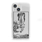 Ace of Swords Monochrome iPhone 13 Mini Clear Bumper Case