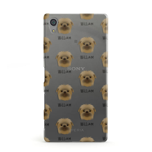 Affenpinscher Icon with Name Sony Xperia Case