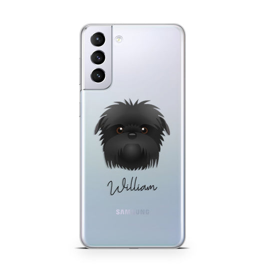 Affenpinscher Personalised Samsung S21 Plus Phone Case