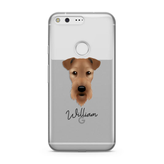 Airedale Terrier Personalised Google Pixel Case