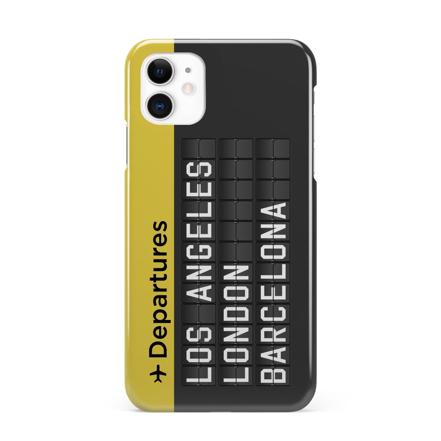 Airport Departures Board iPhone 11 3D Snap Case