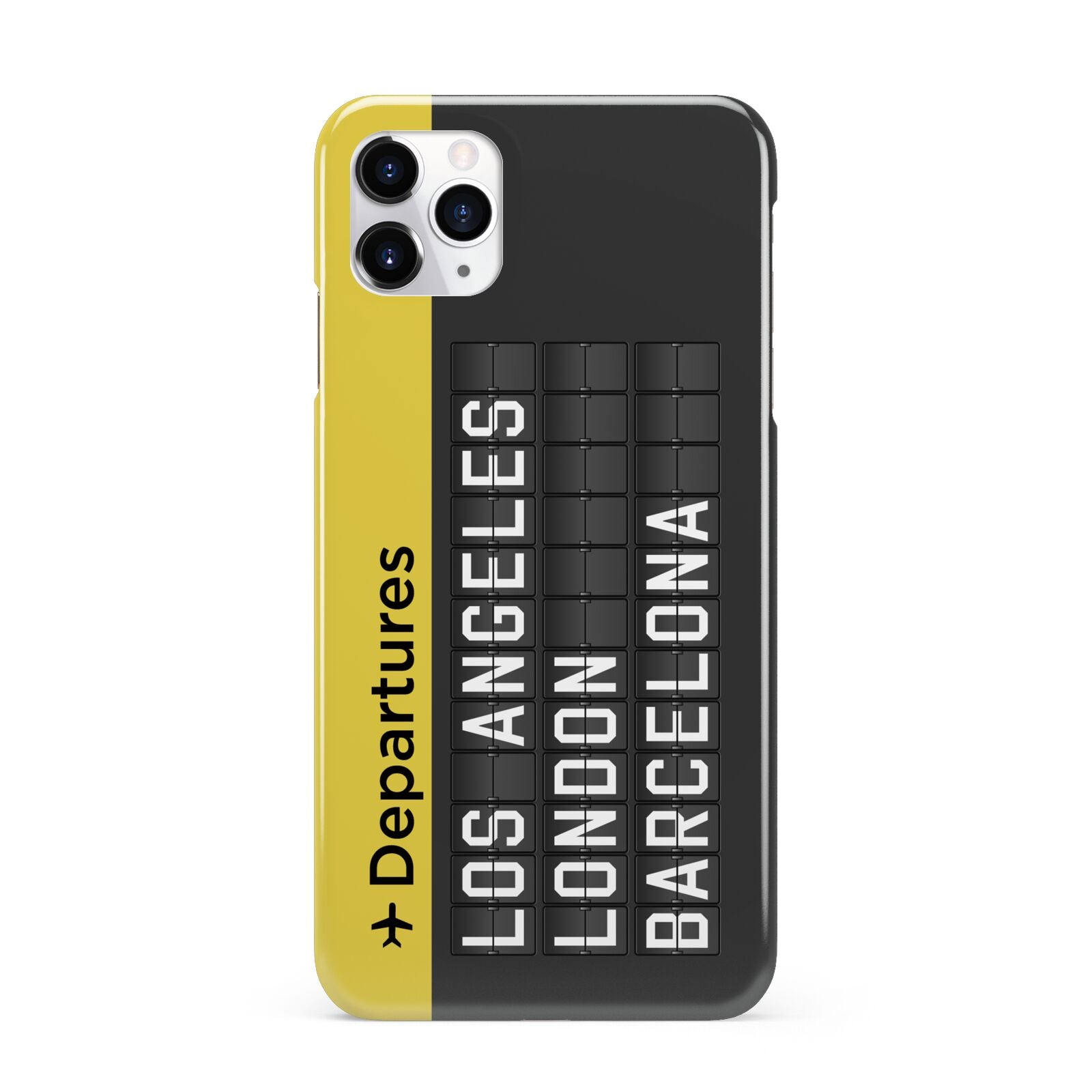 Airport Departures Board iPhone 11 Pro Max 3D Snap Case