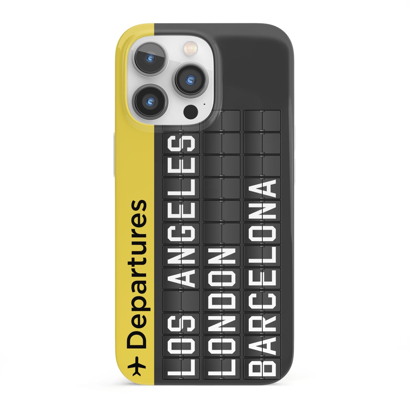 Airport Departures Board iPhone 13 Pro Full Wrap 3D Snap Case