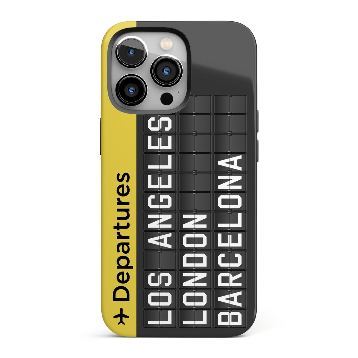 Airport Departures Board iPhone 13 Pro Full Wrap 3D Tough Case