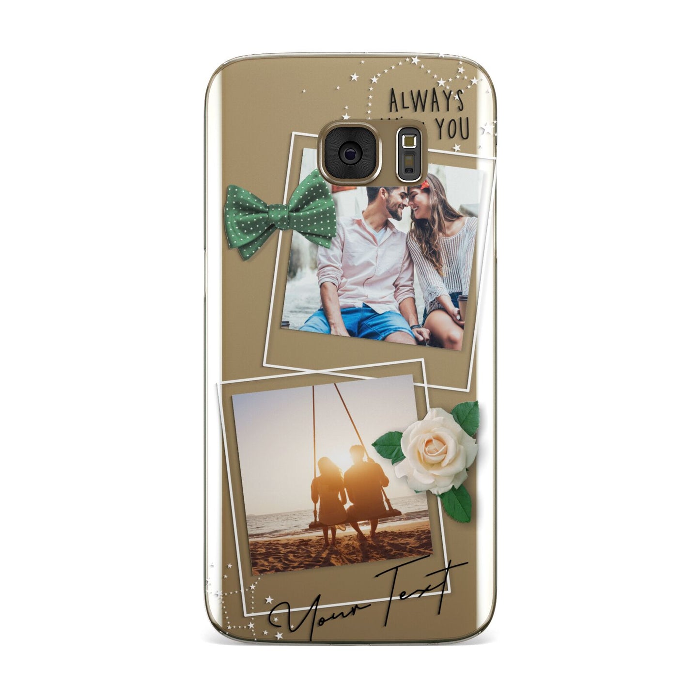 Astrology Photo Montage Upload with Text Samsung Galaxy Case