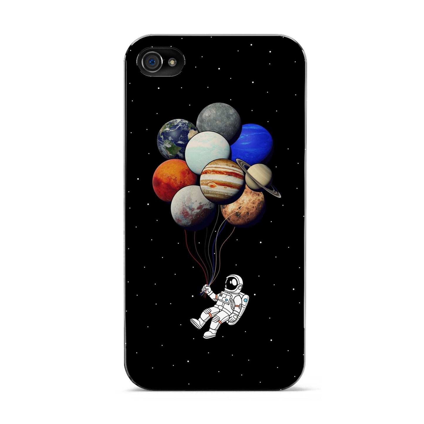 Astronaut Planet Balloons Apple iPhone 4s Case