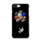 Astronaut Planet Balloons iPhone 8 Plus 3D Snap Case on Gold Phone