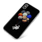 Astronaut Planet Balloons iPhone X Bumper Case on Silver iPhone