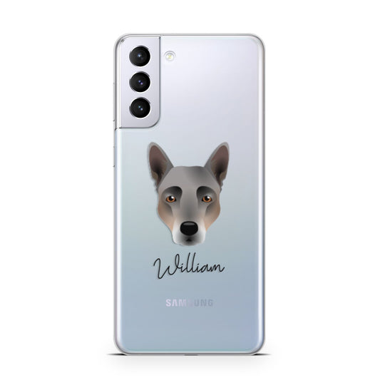 Australian Cattle Dog Personalised Samsung S21 Plus Phone Case